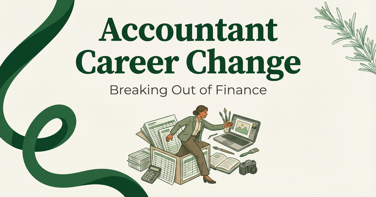 Accountant Career Change: Breaking Out of Finance