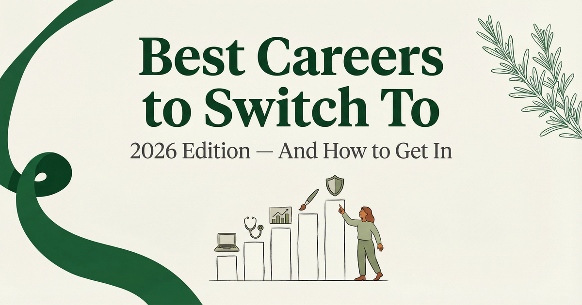 Best Careers to Switch To in 2026 (and How to Get In)