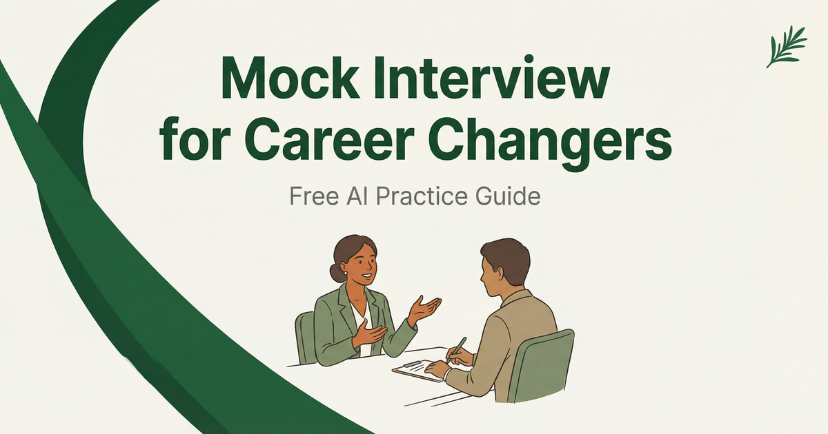 Mock Interview for Career Changers: Free AI Practice Guide